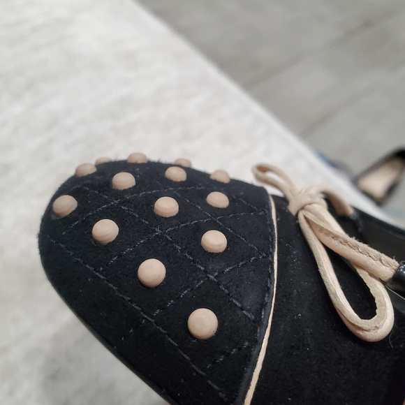 Tod's Black Studded Ballet Flats - Picture 16 of 16